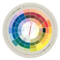 Using a Colour Wheel lets you see relationships in colour and helps to develop colour schemes