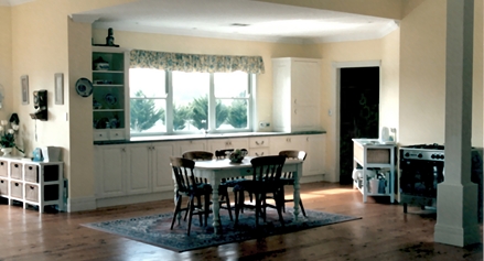 First stage cabinetry of this new French Provincial Kitchen by Adelaide's Compass Kitchens