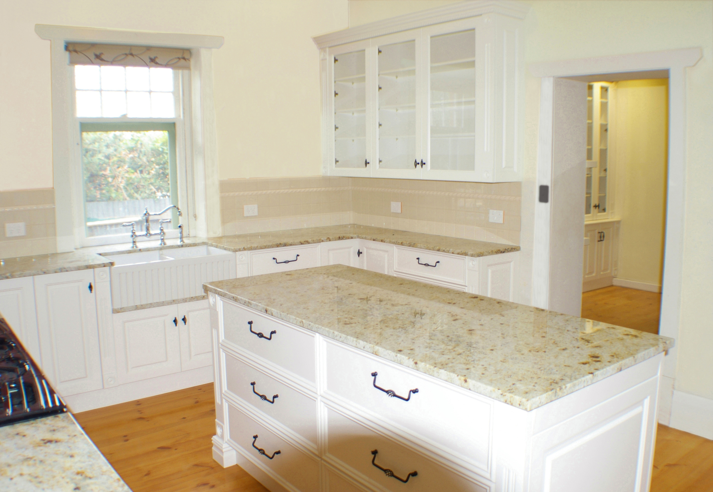 French Provincial in a Two-Pack Finish. Compass Kitchens 2020